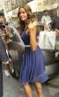 Denise Richards seen in a blue dress promoting in New York514lo.JPG